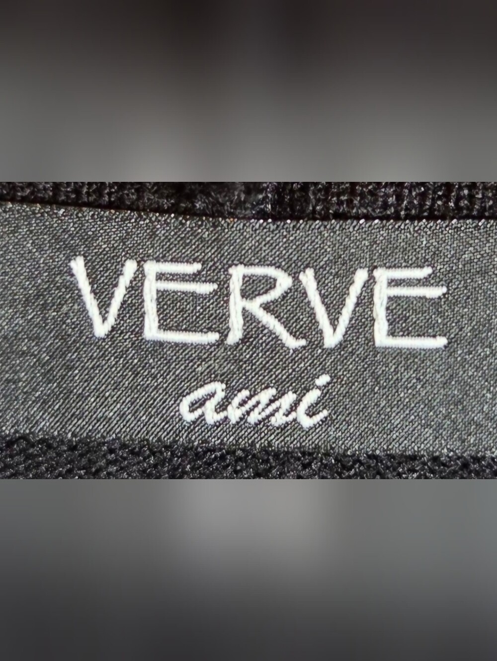 Verve Ami Black Open Front Cardigan Sweater Medium - Picture 9 of 10